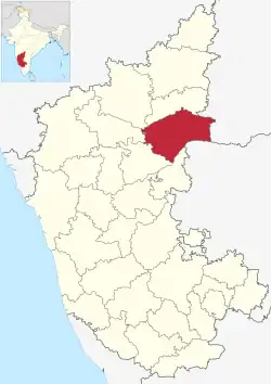 Location in Karnataka