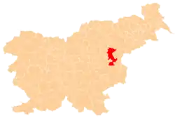 The location of the Municipality of Šentjur