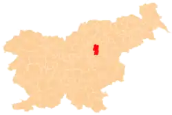 The location of the Municipality of Žalec