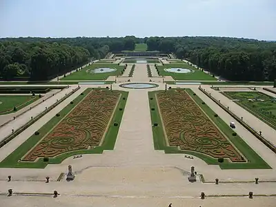 Baroque - Gardens at Vaux-le-Vicomte, France, by André Le Nôtre, 1657–1661