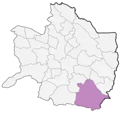 Location of Khaf County in Razavi Khorasan province