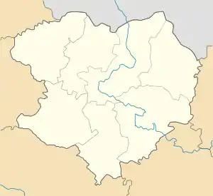 Vvedenka is located in Kharkiv Oblast