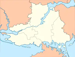 Tavrychanka is located in Kherson Oblast