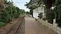 The platform looking north toward Choshi in October 2015