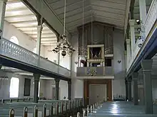 The church organ