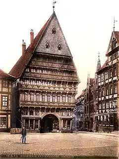 Knochenhaueramtshaus before the destruction on 22 March 1945