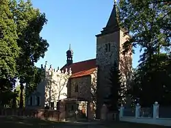 Church of Saint Margaret. Was built in the 12th century.