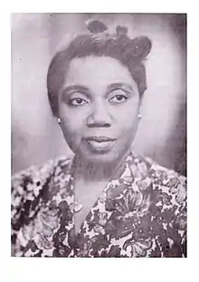 Kofoworola, Lady Ademola, a member of the Nigerian branch