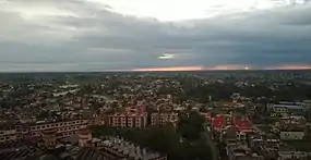 Aerial view of Kohalpur city at dawn