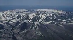 Kondyor Massif an 8km wide circular intrusion, Ayano-Maysky District