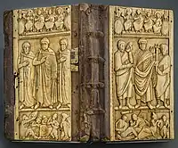 Diptych of Constantius III, produced for his consulate in 413 or 417.