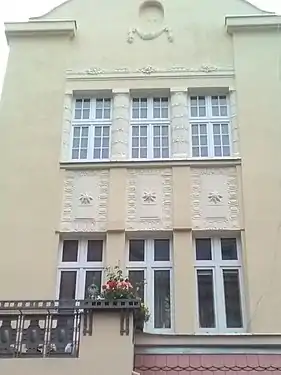 Detail of the facade