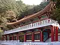 One of the ornate temple halls on the grounds of Guinsa.