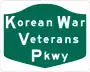 Korean War Veterans Parkway marker