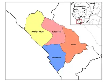 Mvouti District in the region