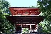 Nijūmon at Kōmyō-ji in Ayabe.