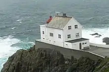 Kråkenes Lighthouse in Sogn og Fjordane County