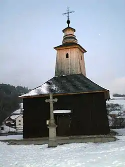 Wooden church at Krivé