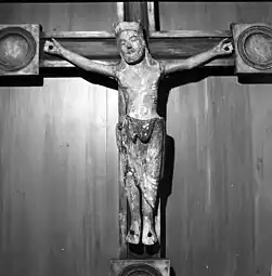 Crucifix from the old Skafså Stave Church