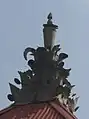 Mustaka, ornament on top of the mosque.