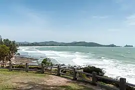 The northern tip of Borneo at Tanjung Simpang Mengayau facing both the South China Sea and Sulu Sea.