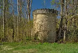 Corner tower of the Kuru manor enclosure wall