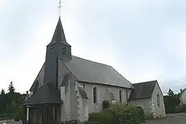 The church in La Vernelle