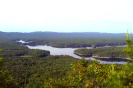 View from the La Cloche Silhouette Trail in Killarney Provincial Park.