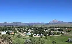 La Veta from the east, looking towards Mount Mestas