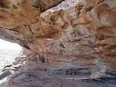 One of the alcoves at Laas Geel