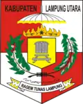 Coat of arms of North Lampung Regency