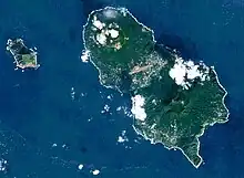 Hachijōjima (right) and Hachijōkojima (left)