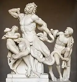 Laocoön and his Sons, Greek, (Late Hellenistic), c. 160 BC and 20 BC, White marble, Vatican Museum