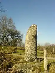 A milestone in Le Donzeil