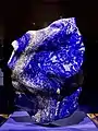 Large lapis lazuli specimen from Afghanistan's Hindu Kush mountains. National Museum of Natural History (Washington, D.C.)