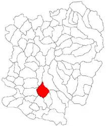 Location in Caraș-Severin County