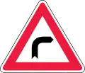 Dangerous curve to the right