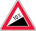 Steep ascent