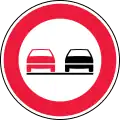 No overtaking