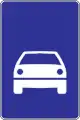 Road for motor vehicles