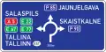 Preliminary direction indicator