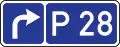 Regional road number and direction