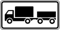 Type of vehicle (truck with lane)