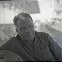 Lawrence Durrell during his visit to Israel in 1962