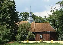 Wooden parish church of Saint Mary Magdalene, built 1784.