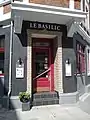 Le Basilic, one of many restaurants in the long street of Mejlgade.