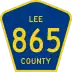 State Road 865 and County Road 865 marker