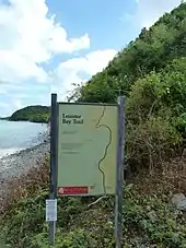 Map of Leinster Bay trail