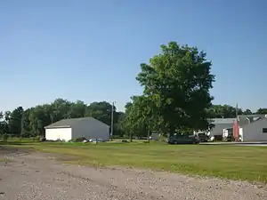 The site of the former Erie Railroad depot site in Leiters Ford