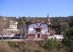 Les Planes railway station from outside